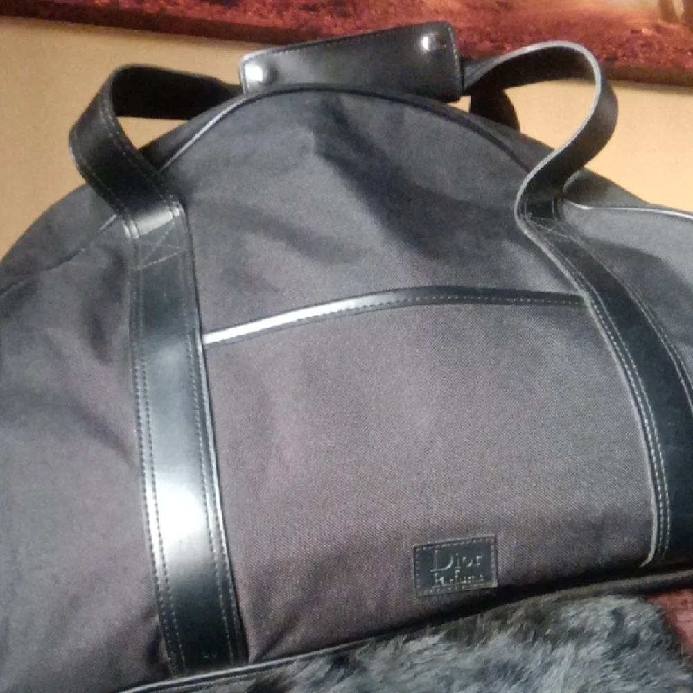 Dior Black Duffel Bag for Men Or Women